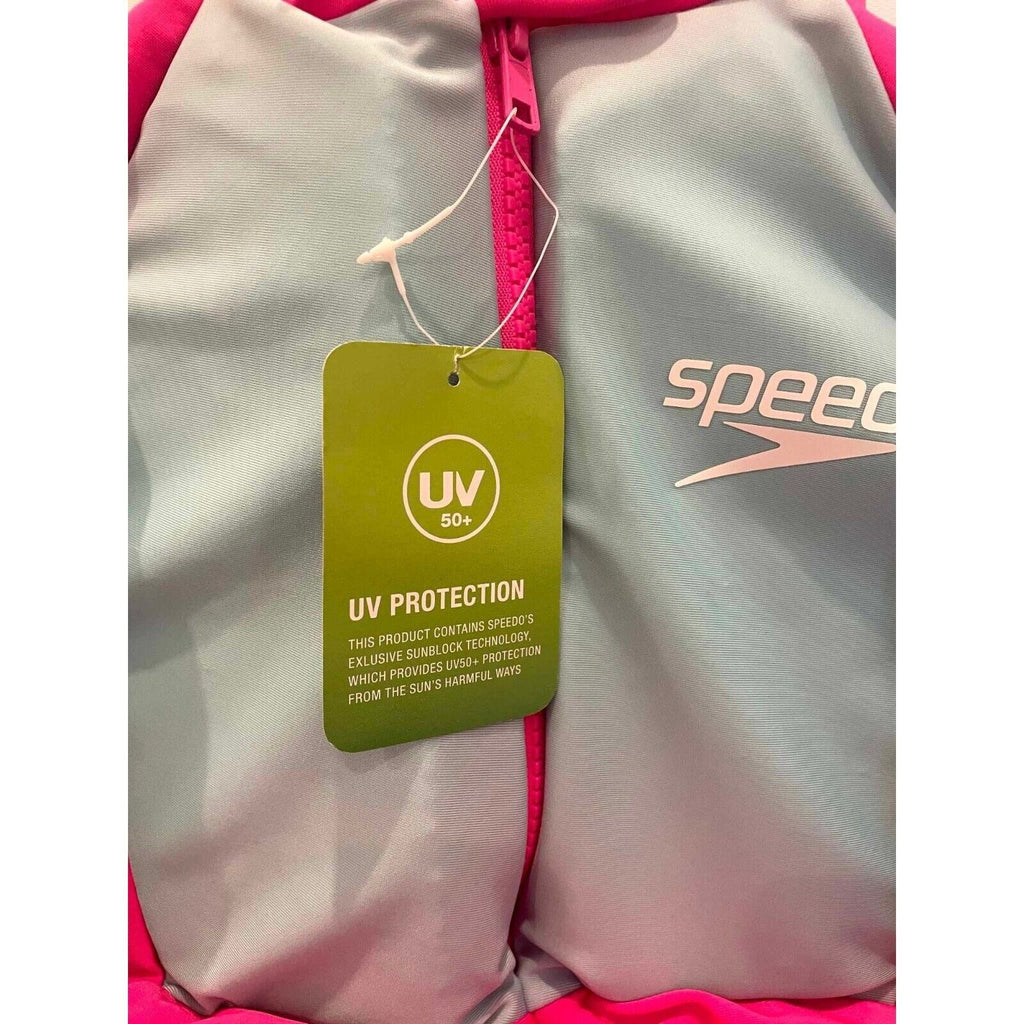 Used Speedo Youth Girls Aqua Hero Swim Aid | Blue/Pink | Youth Small