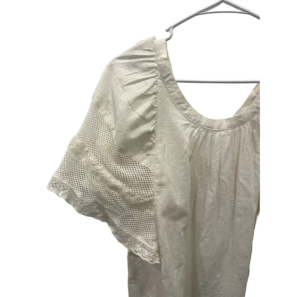 Old Navy Womens Lace Blouse - Cream White - Size XL - New