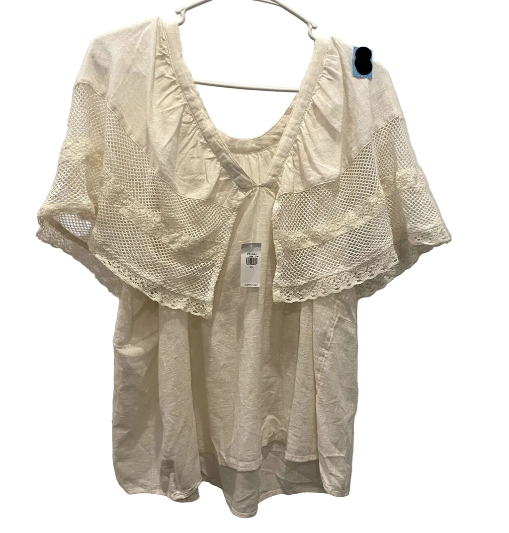 Old Navy Womens Lace Blouse - Cream White - Size XL - New