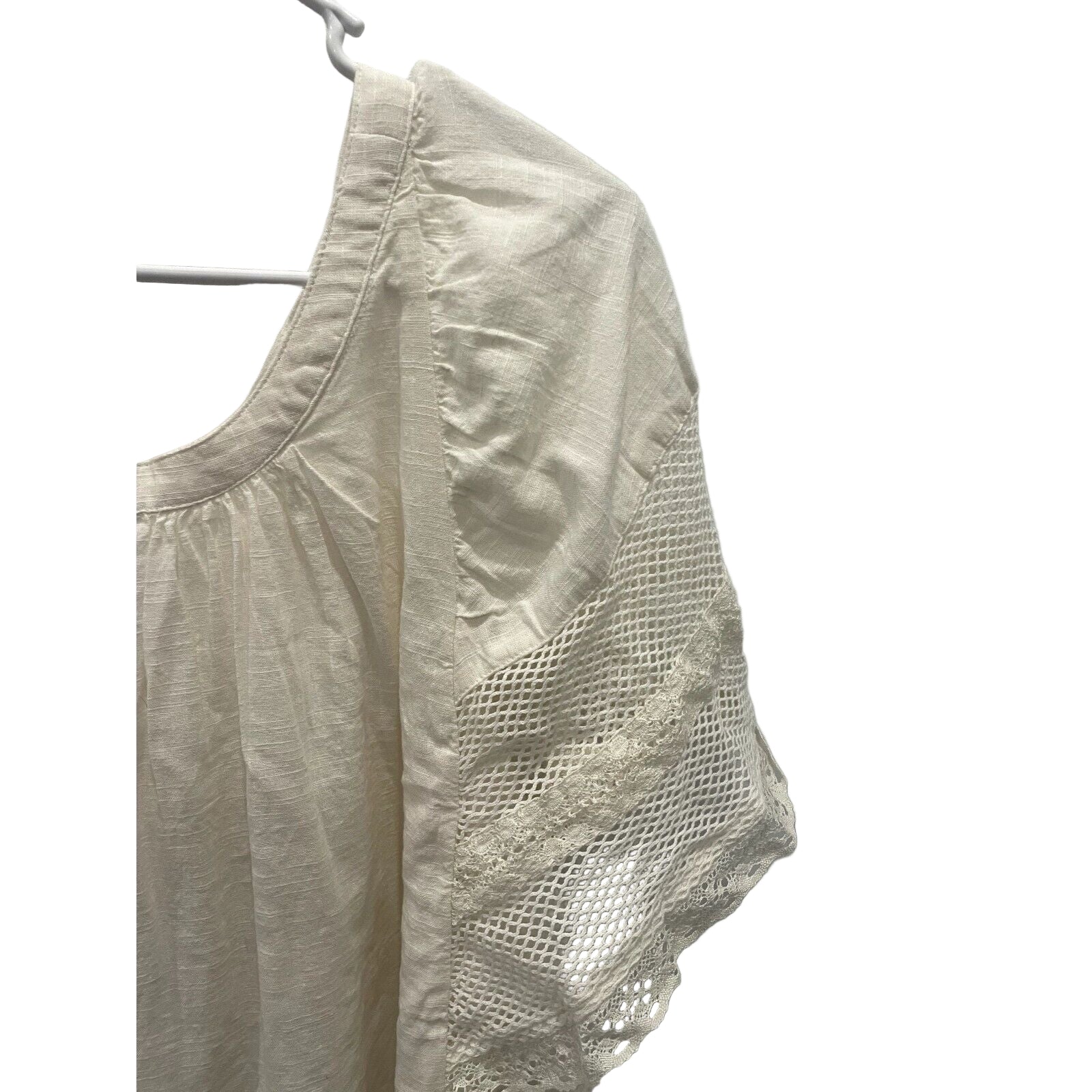 Old Navy Womens Lace Blouse - Cream White - Size XL - New