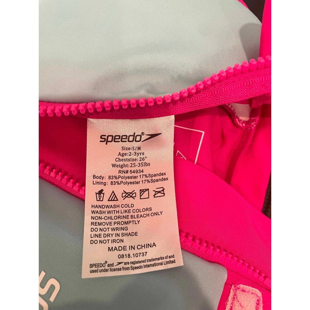 Used Speedo Youth Girls Aqua Hero Swim Aid | Blue/Pink | Youth Small