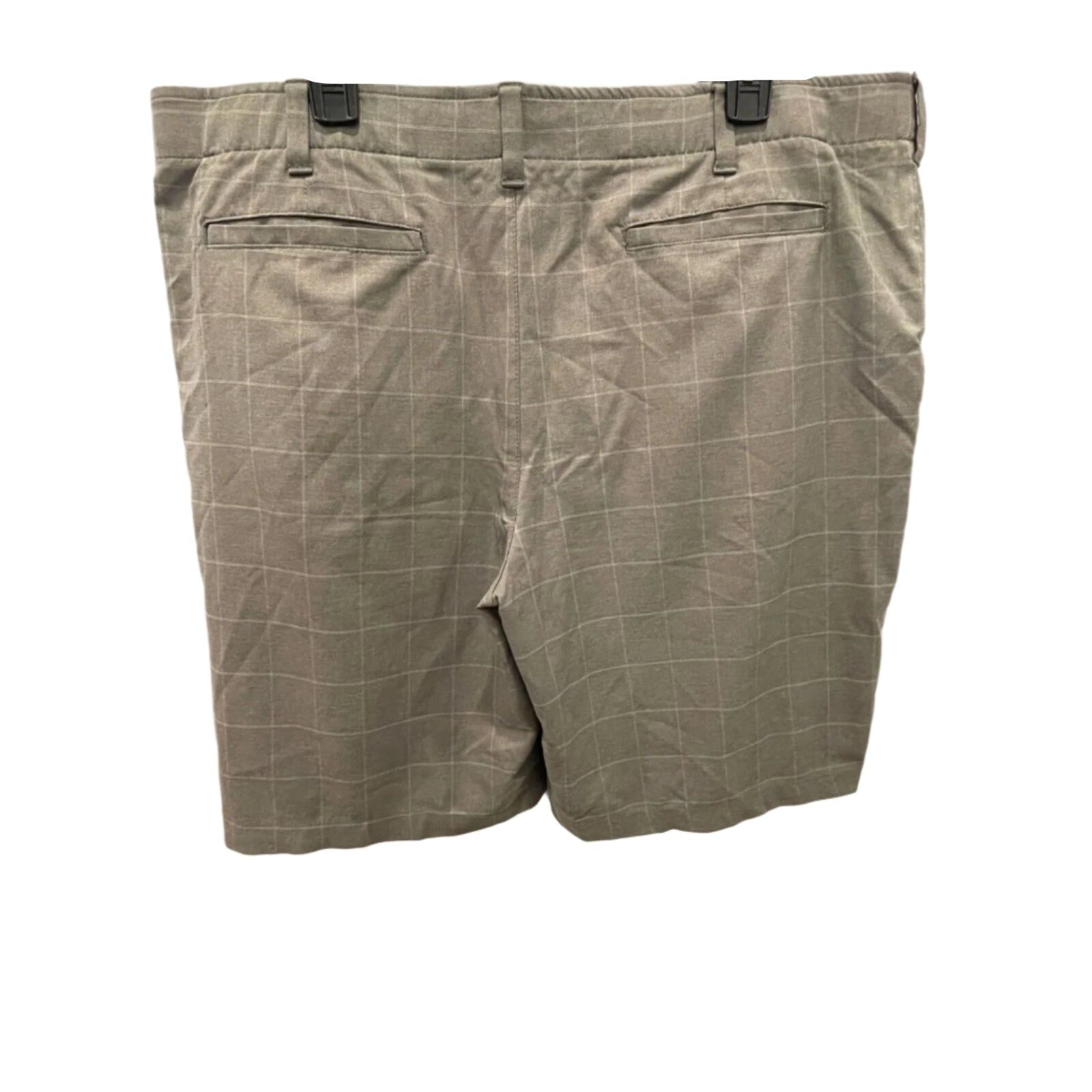 Used Bcg Mens Shorts - Plaid Active | Gray | 38