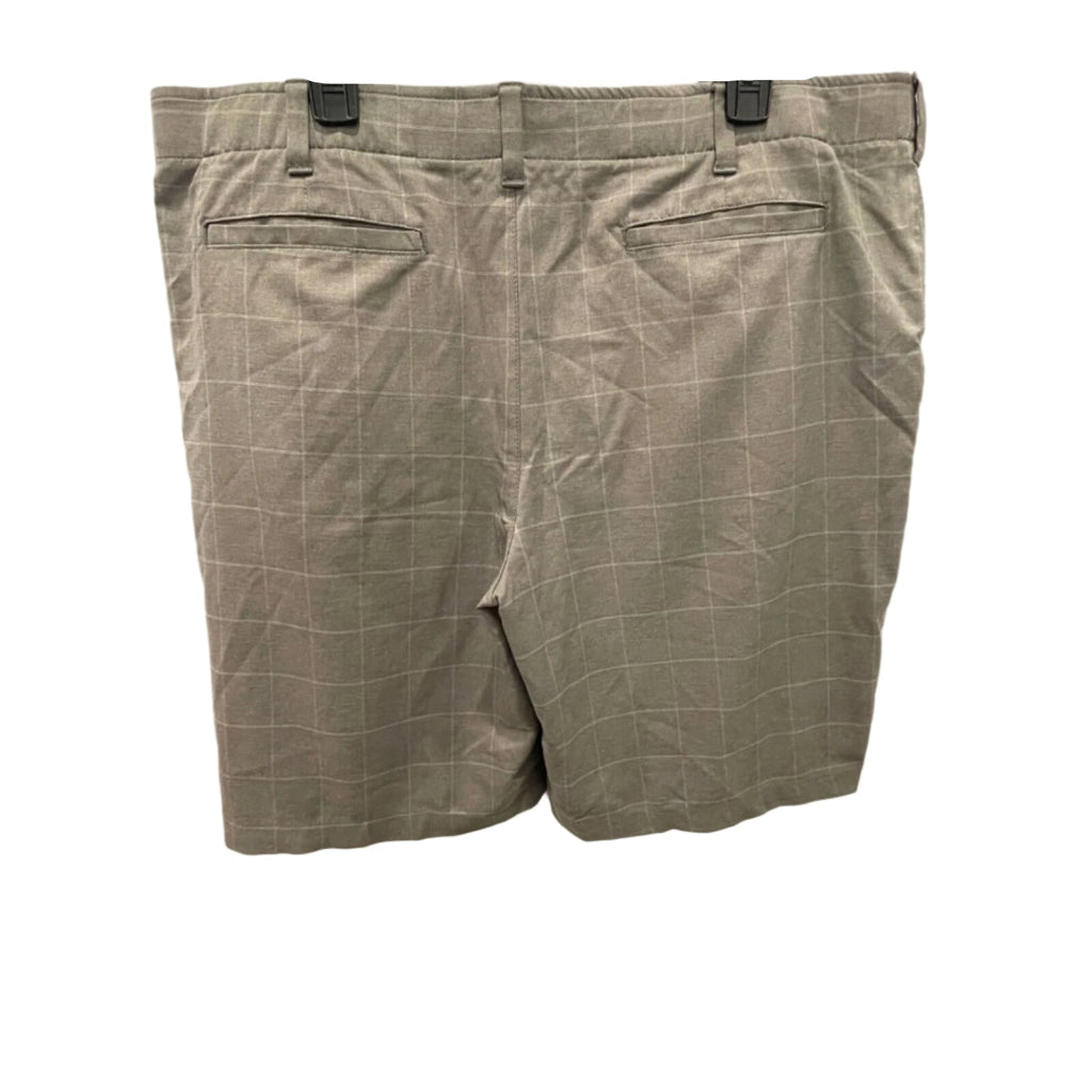 BCG Mens Shorts Plaid Active - Gray - 38 - Like New - Pic 5