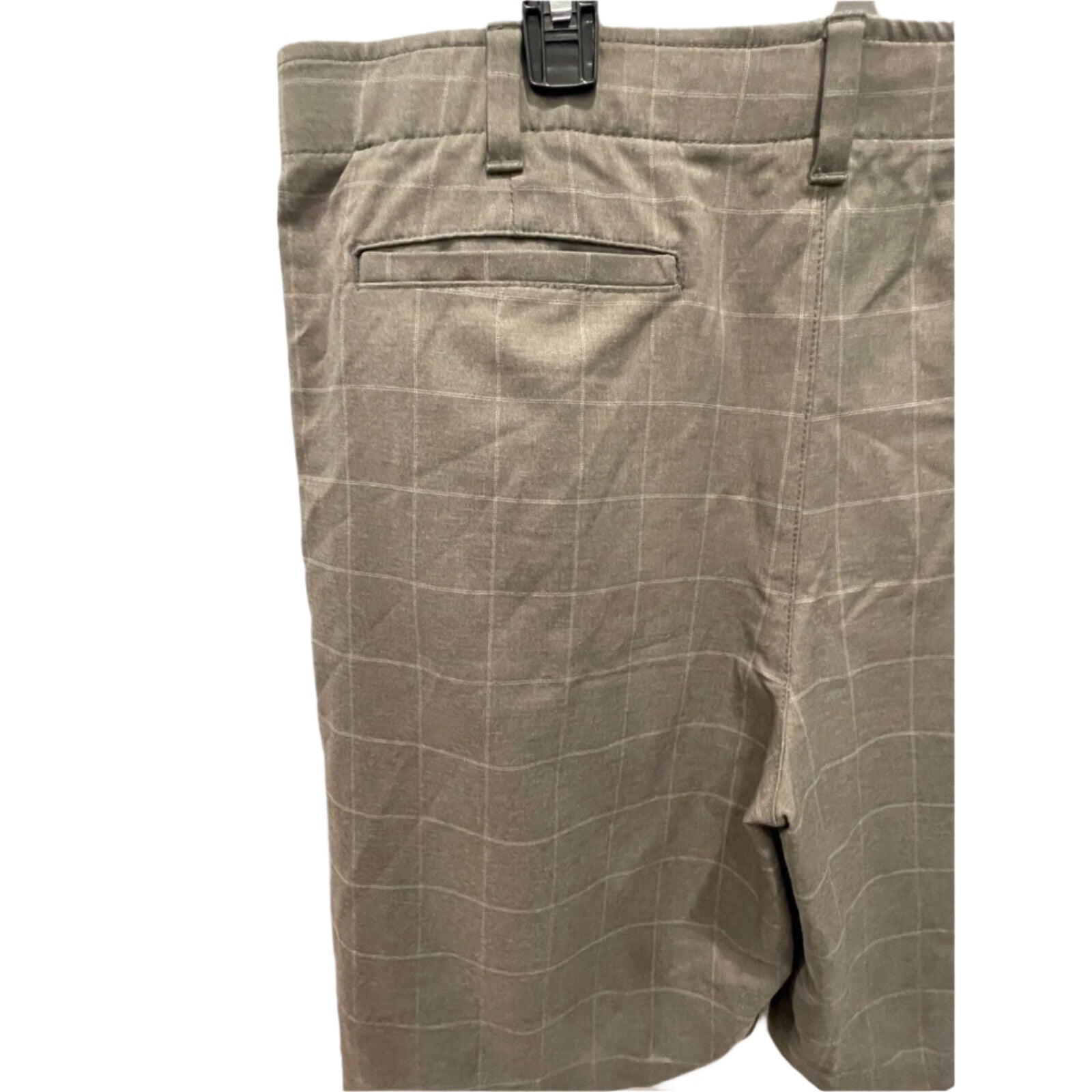 BCG Mens Shorts Plaid Active - Gray - 38 - Like New - Pic 6
