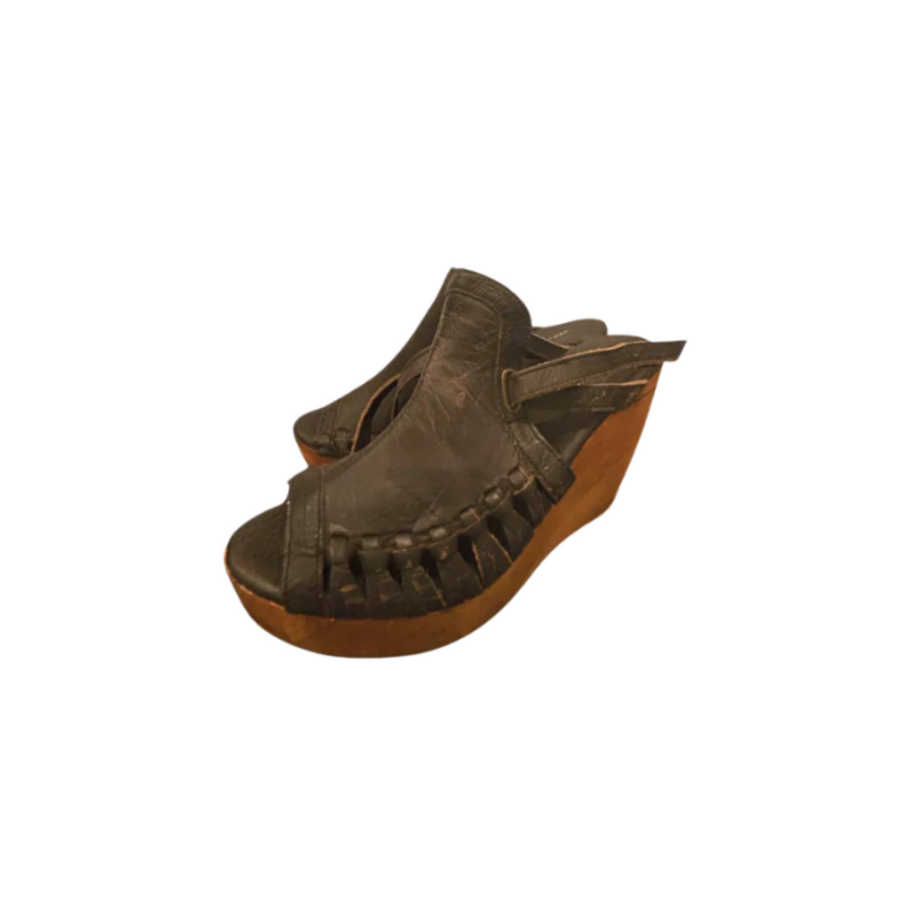 Used Very Volatile Los Angeles Womens Wedges | Brown | 9
