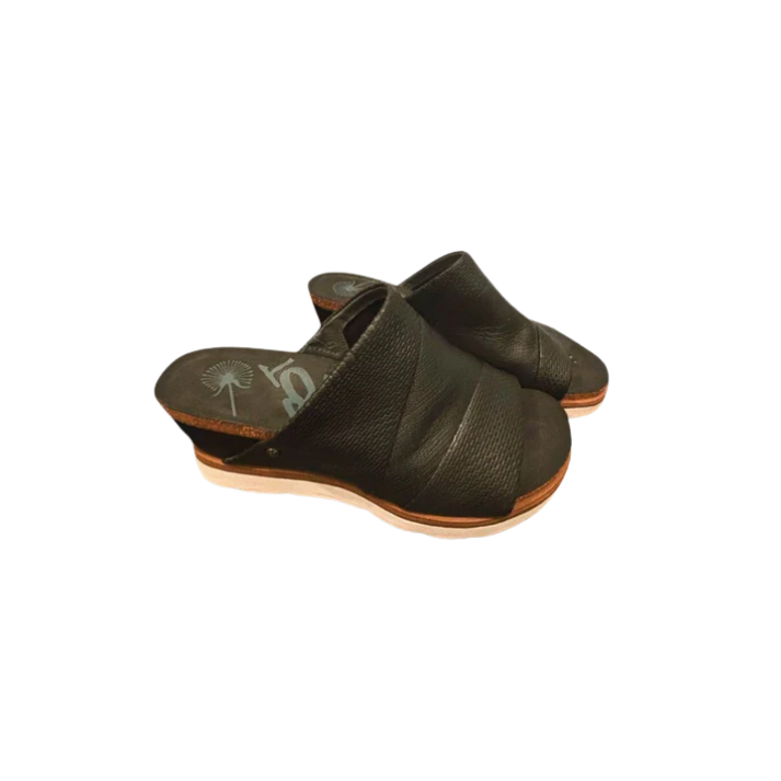 OBT Womens Wedges Shoes - Black - 9 - Very Good - Pic 1