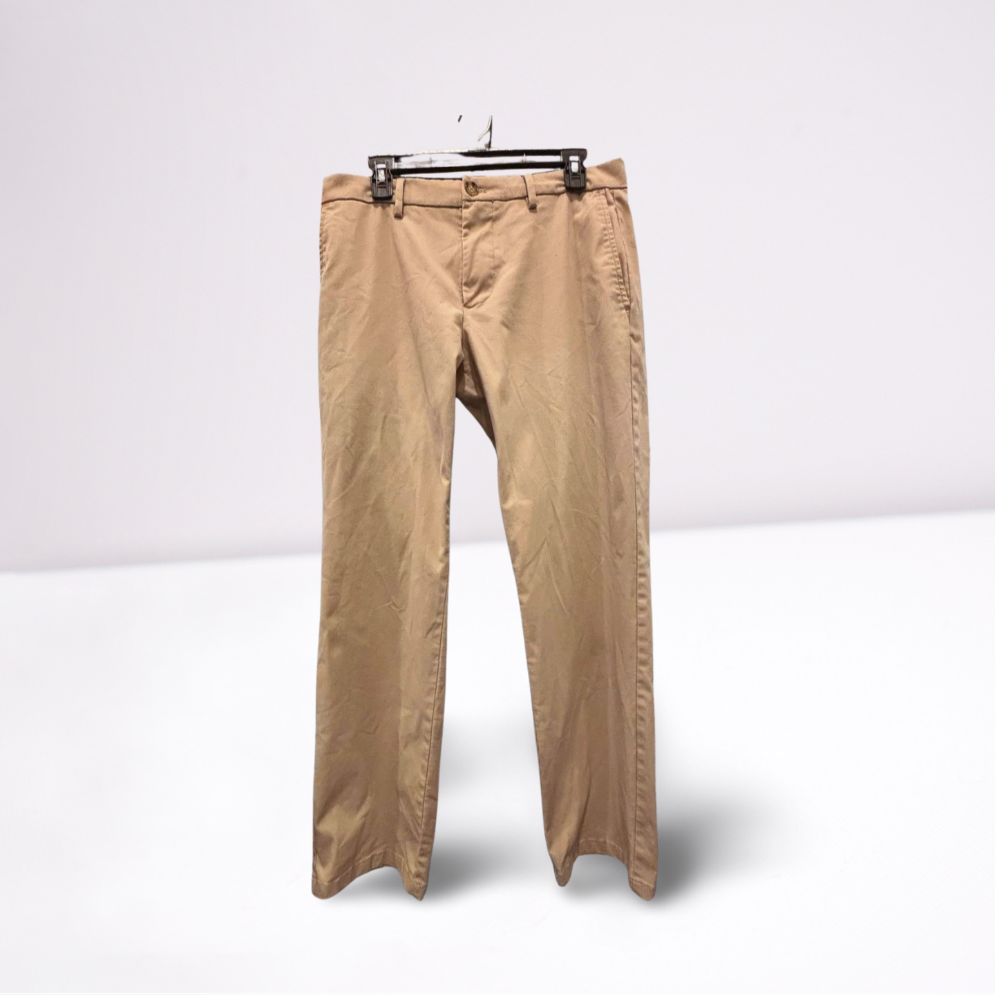 Old Navy Mens Khaki Pants Built-In Flex Ultimate Loose - Khaki - 32x32 - Very Good - Pic 1