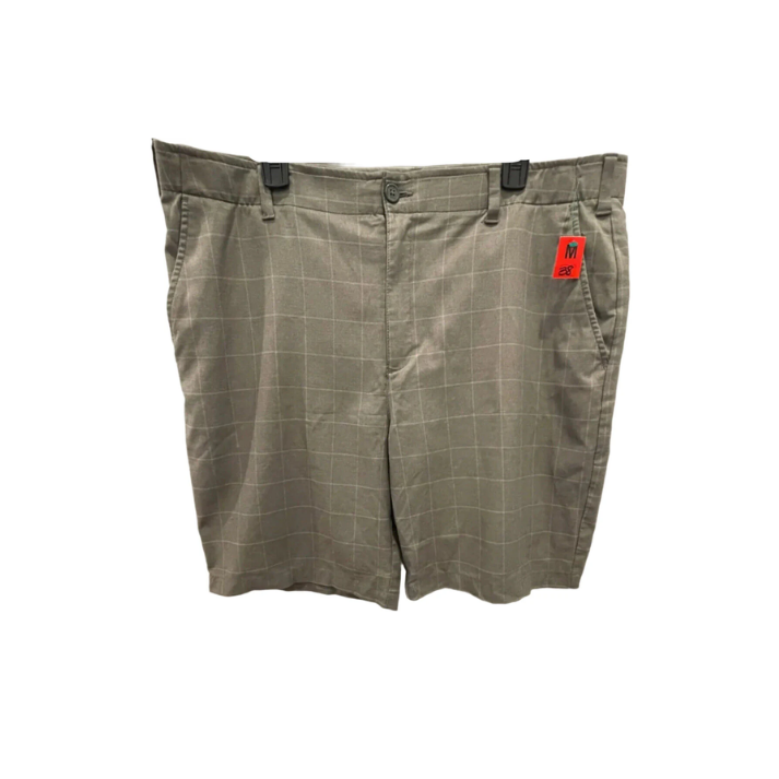 BCG Mens Shorts Plaid Active - Gray - 38 - Like New - Pic 8