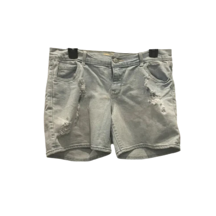 Old Navy Womens Denim Shorts Boyfriend Light Denim - Blue - 6 - Very Good - Pic 5