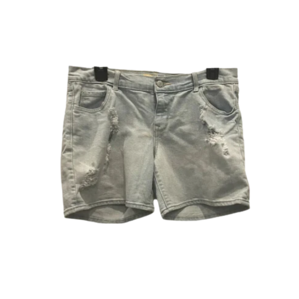 Used Old Navy Womens Denim Shorts - Boyfriend Light Wash | Blue | 6
