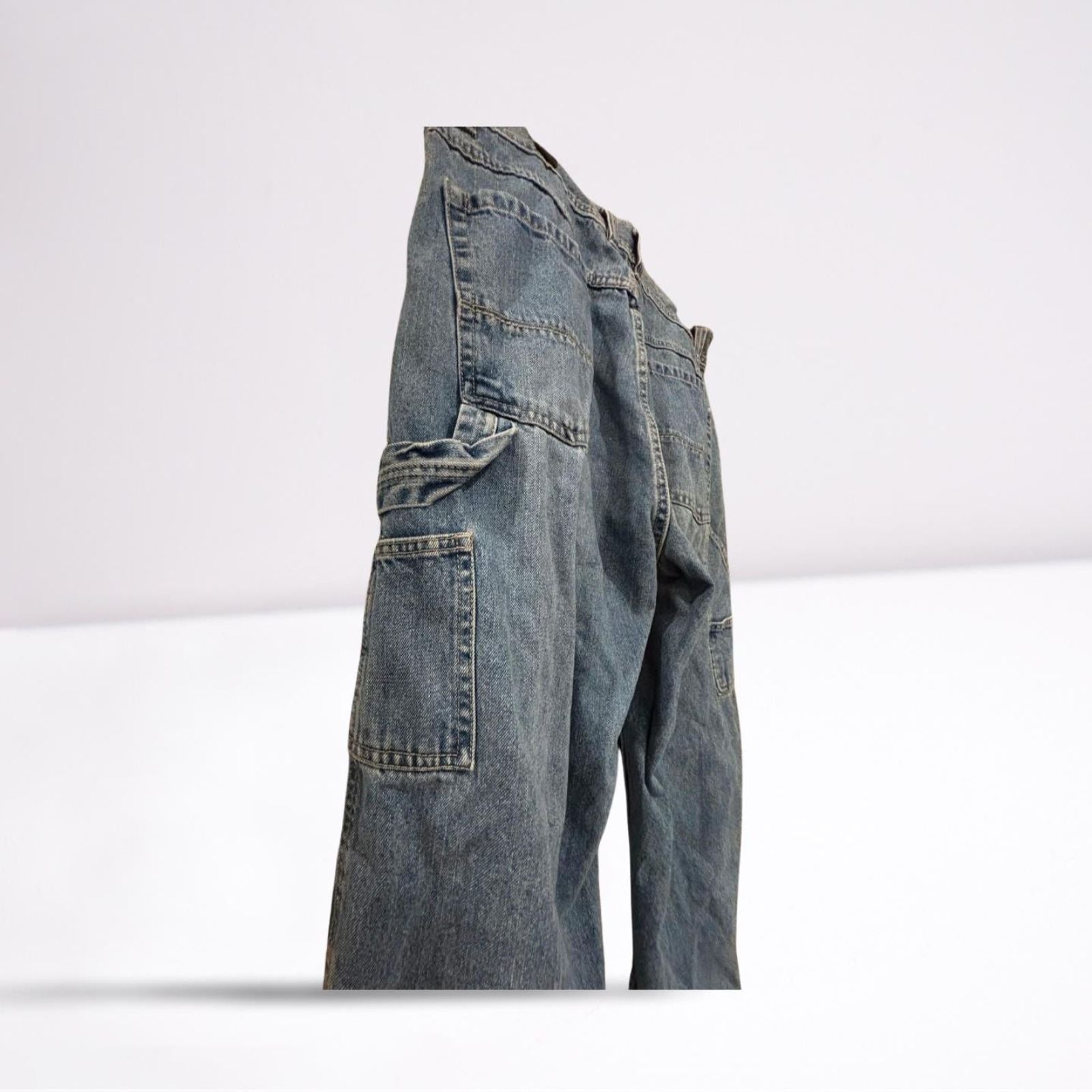 Used Arizona Mens Carpenter Jeans - Faded | Blue | 40x32