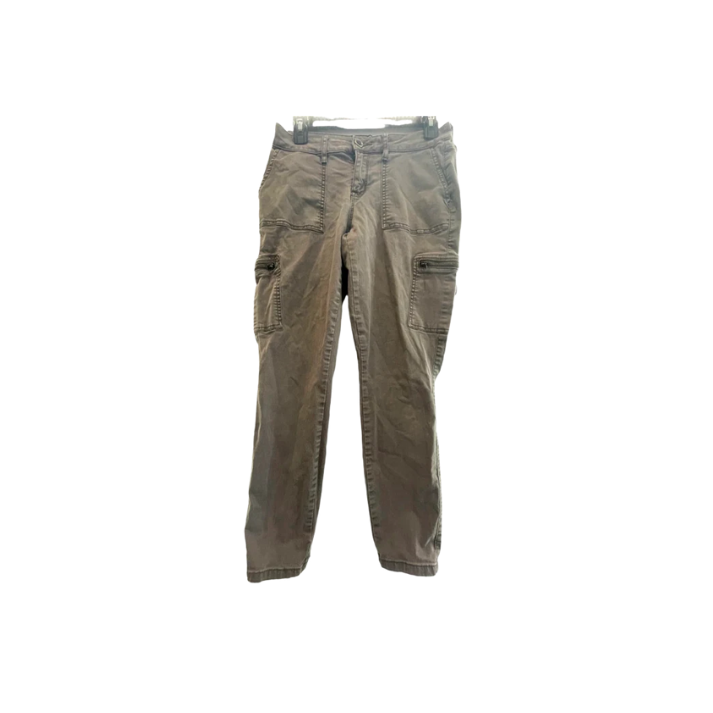 A.N.A. Womens Jeans Cargo Stretch Denim Skinny Ankle - Gray - 4 - Very Good - Pic 14