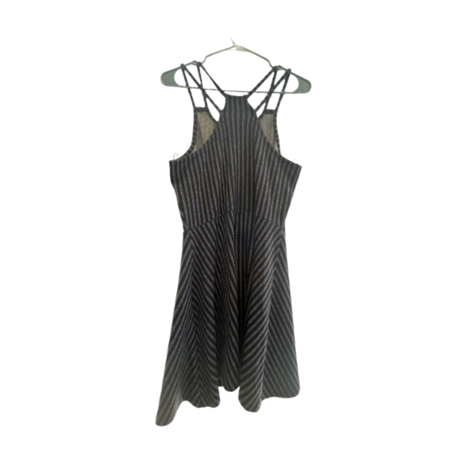 Used Derek Heart Womens Maxi Dress Striped | Blue | Large