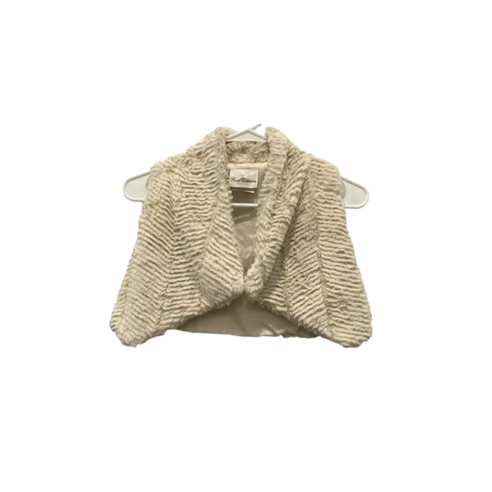 Rare Editions Kids Vest Faux Fur - White - 6x - Like New - Pic 5