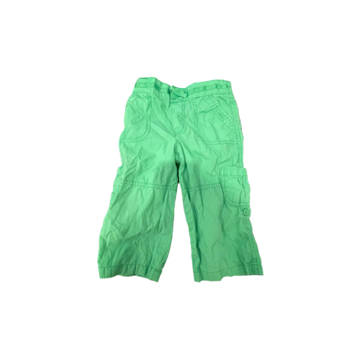 Carters Baby Pants Pull-On - Green - 18 Months - Very Good - Pic 1