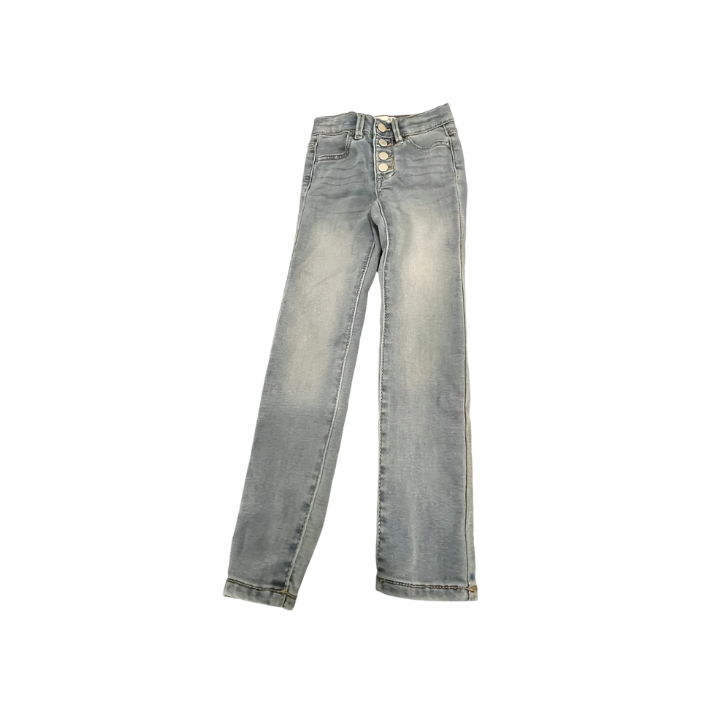 Jordache Youth Girls Jeans Stretch Super Skinny - Blue - 6 - Good - Pic 4