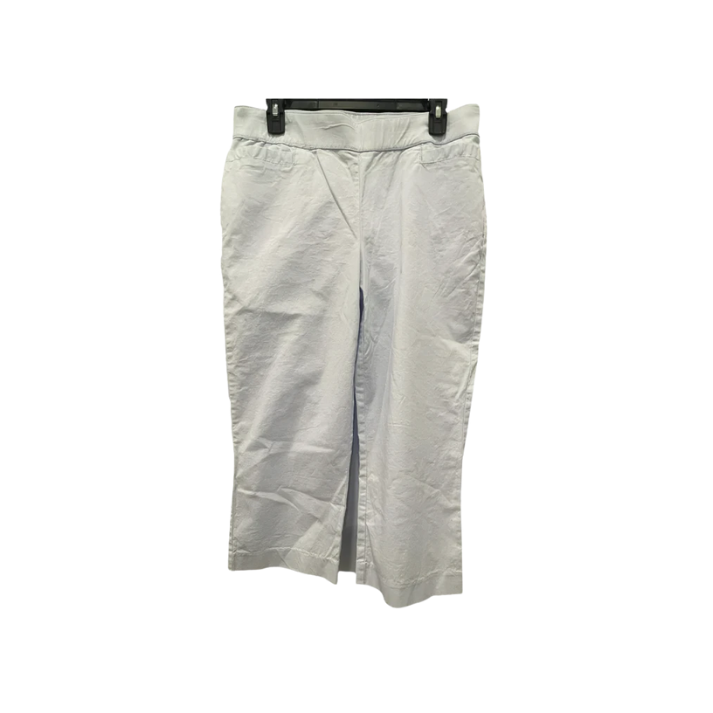 Kim Rogers Womens Capri Pants Pockets Straight Leg - Blue - 10 - Very Good - Pic 4