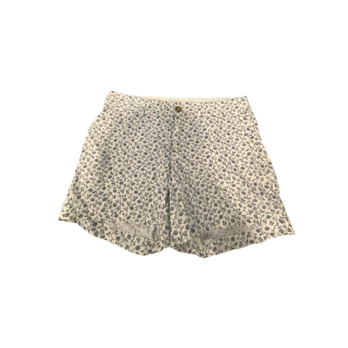 Old Navy Womens Shorts Floral Belt Pockets Summer - Blue - 4 - Very Good - Pic 8