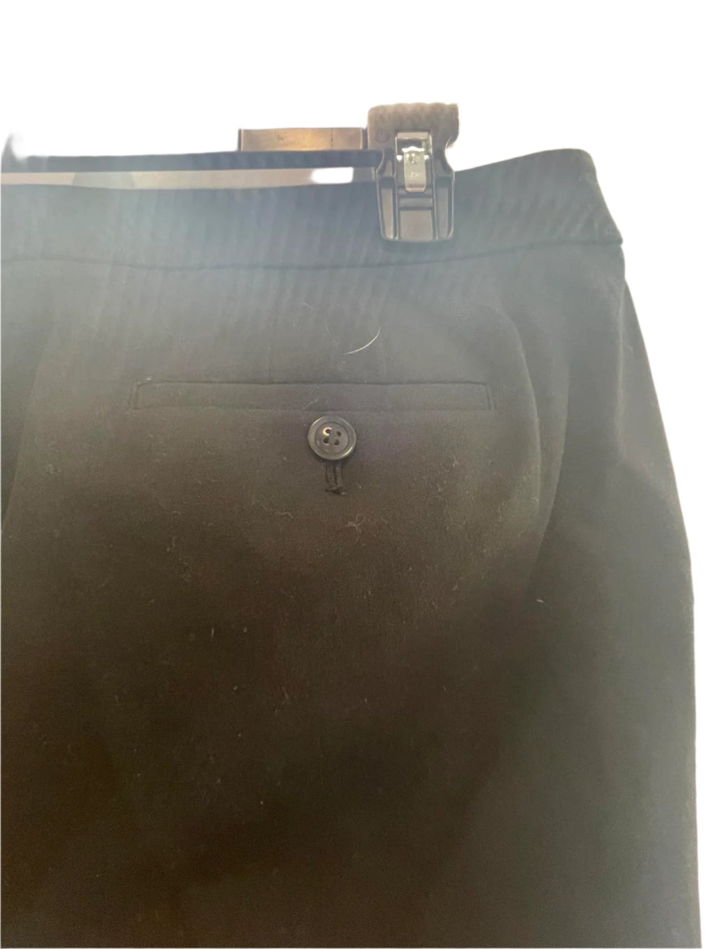 Talbots Womens Capri Pants Chatham Crop Side Zip Petite - Black - 12P - Very Good - Pic 6