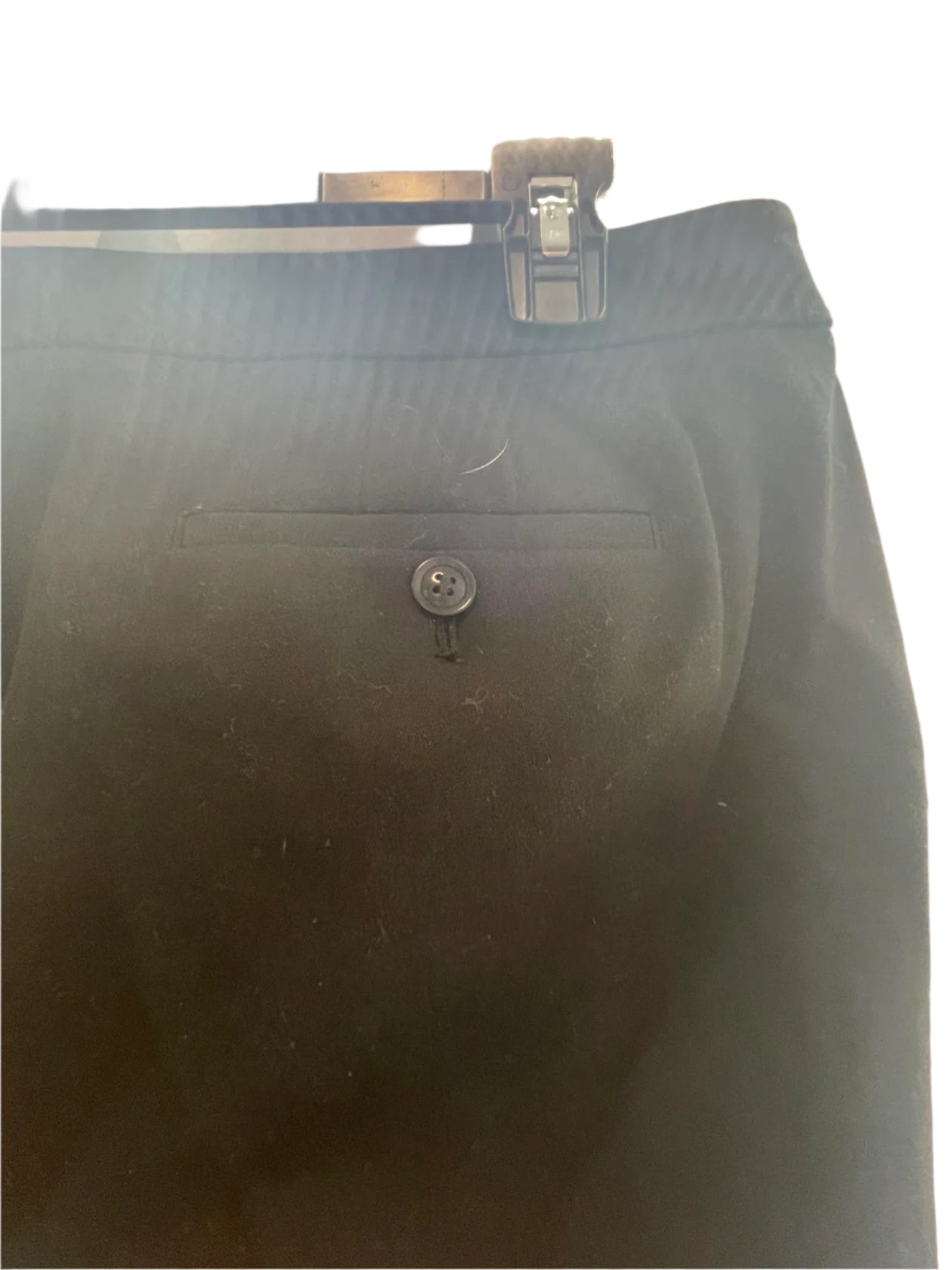 Talbots Womens Capri Pants Chatham Crop Side Zip Petite - Black - 12P - Very Good - Pic 6