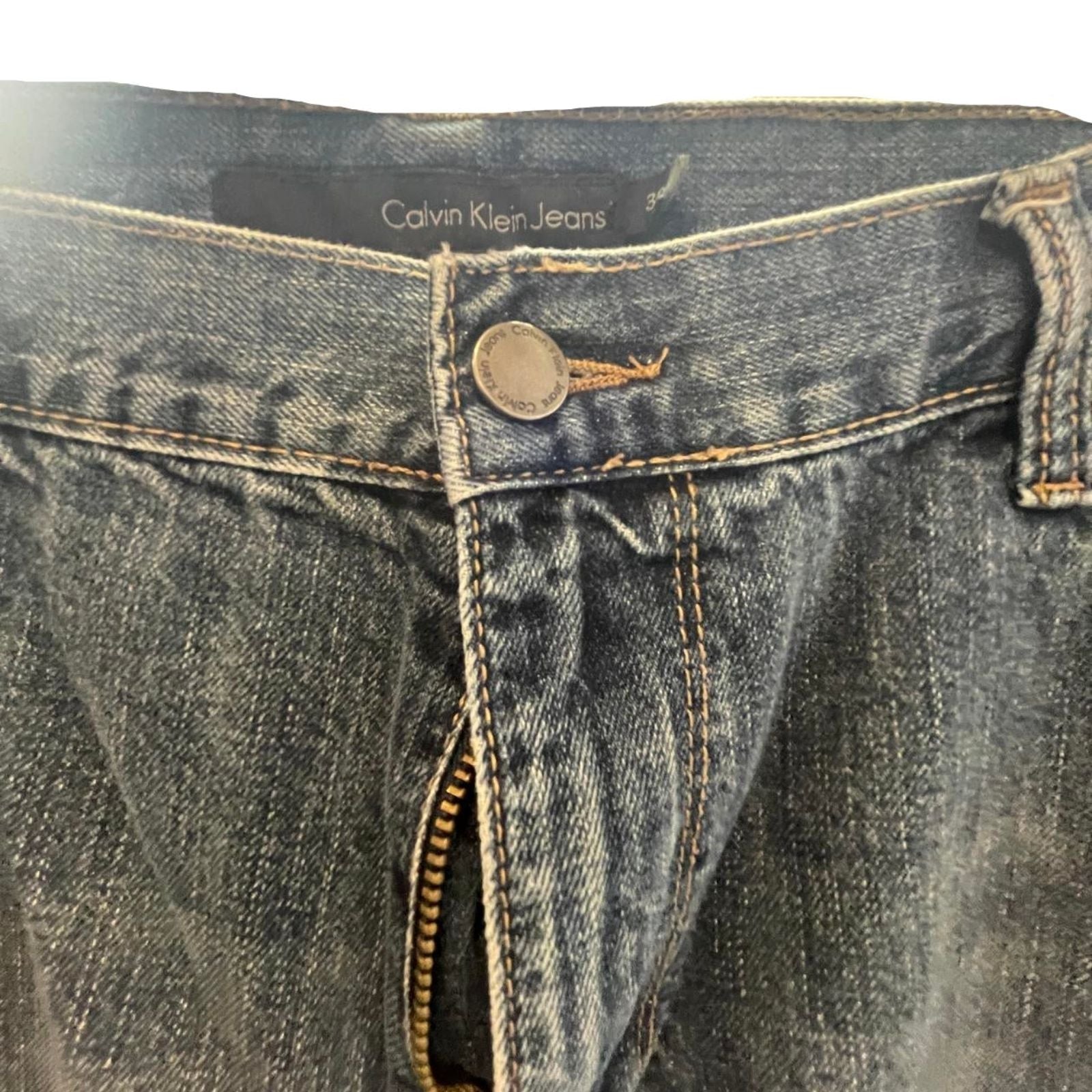 Used Calvin Klein Womens Jeans - Dark Washh | Blue | 28X33