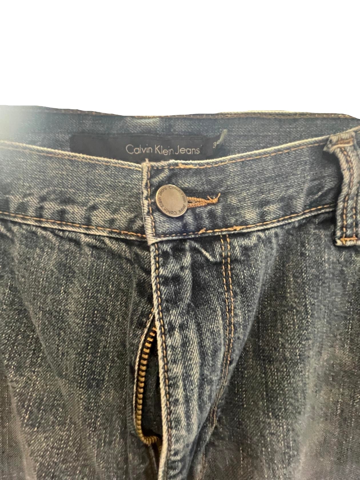 Calvin Klein Womens Jeans Bootcut Dark - Blue - 28X33 - Very Good - Pic 4