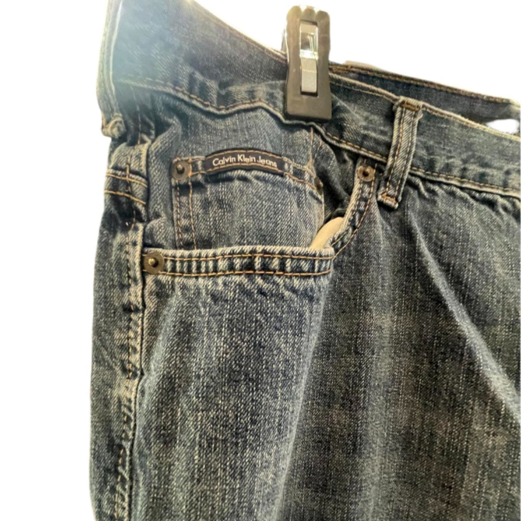 Used Calvin Klein Womens Jeans - Dark Washh | Blue | 28X33