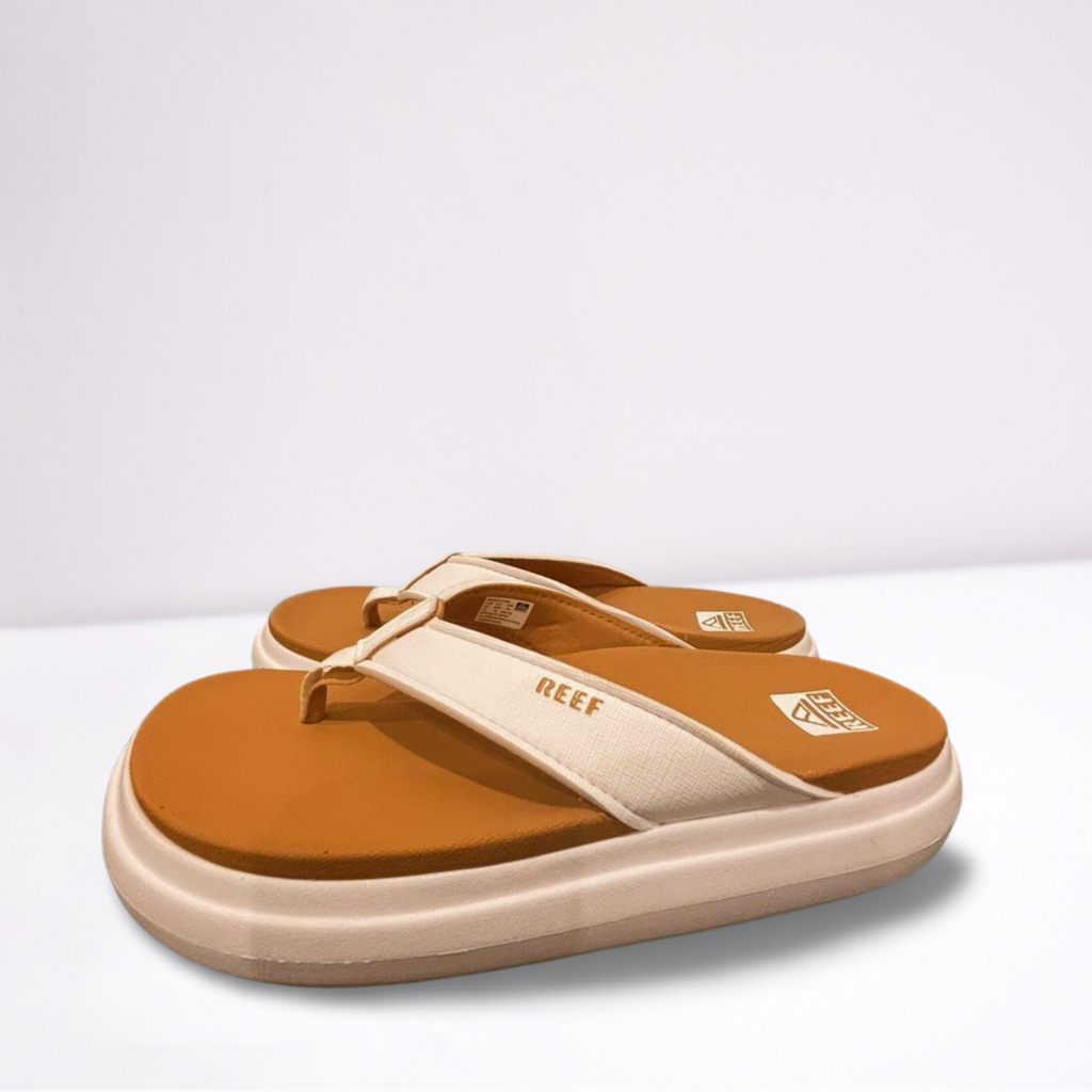 Reef Womens Flip-Flops Cloud Cushion - White - 9 - Very Good - Pic 3