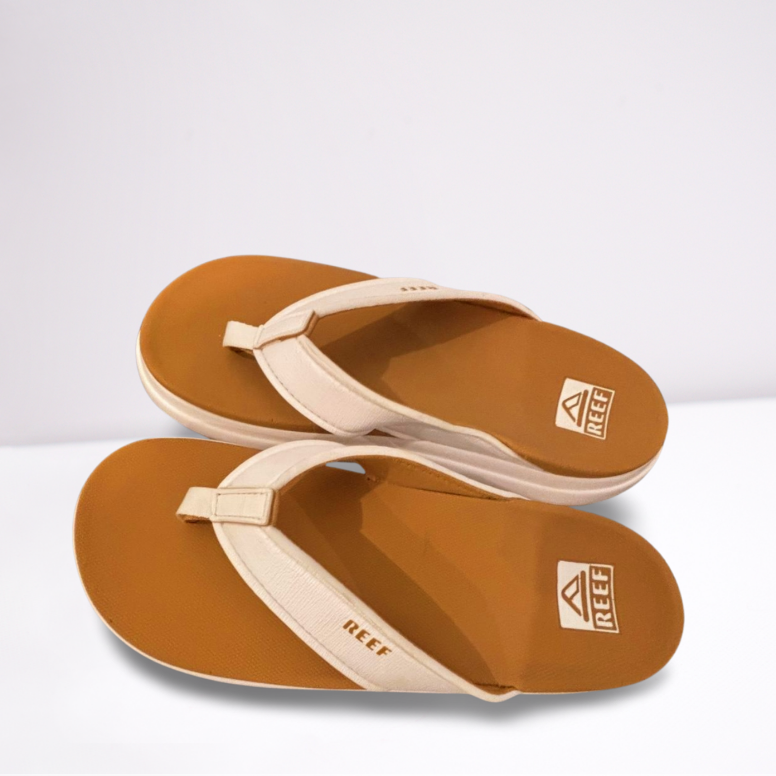 Used Reef Womens Flip-Flops - Cloud Cushion | White | 9