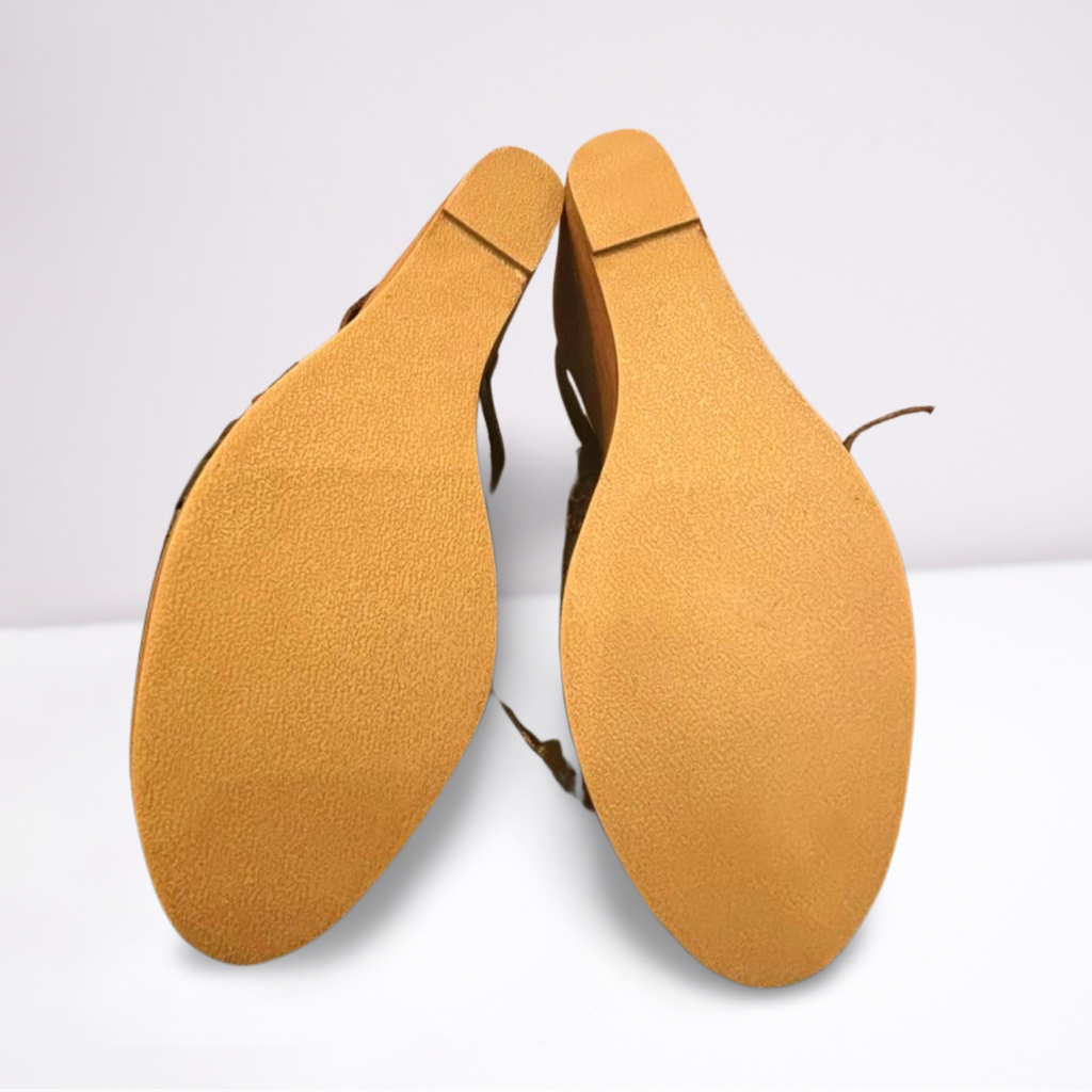 Very Volatile Los Angeles Womens Wedges Shoes - Brown - 9 - Very Good - Pic 8