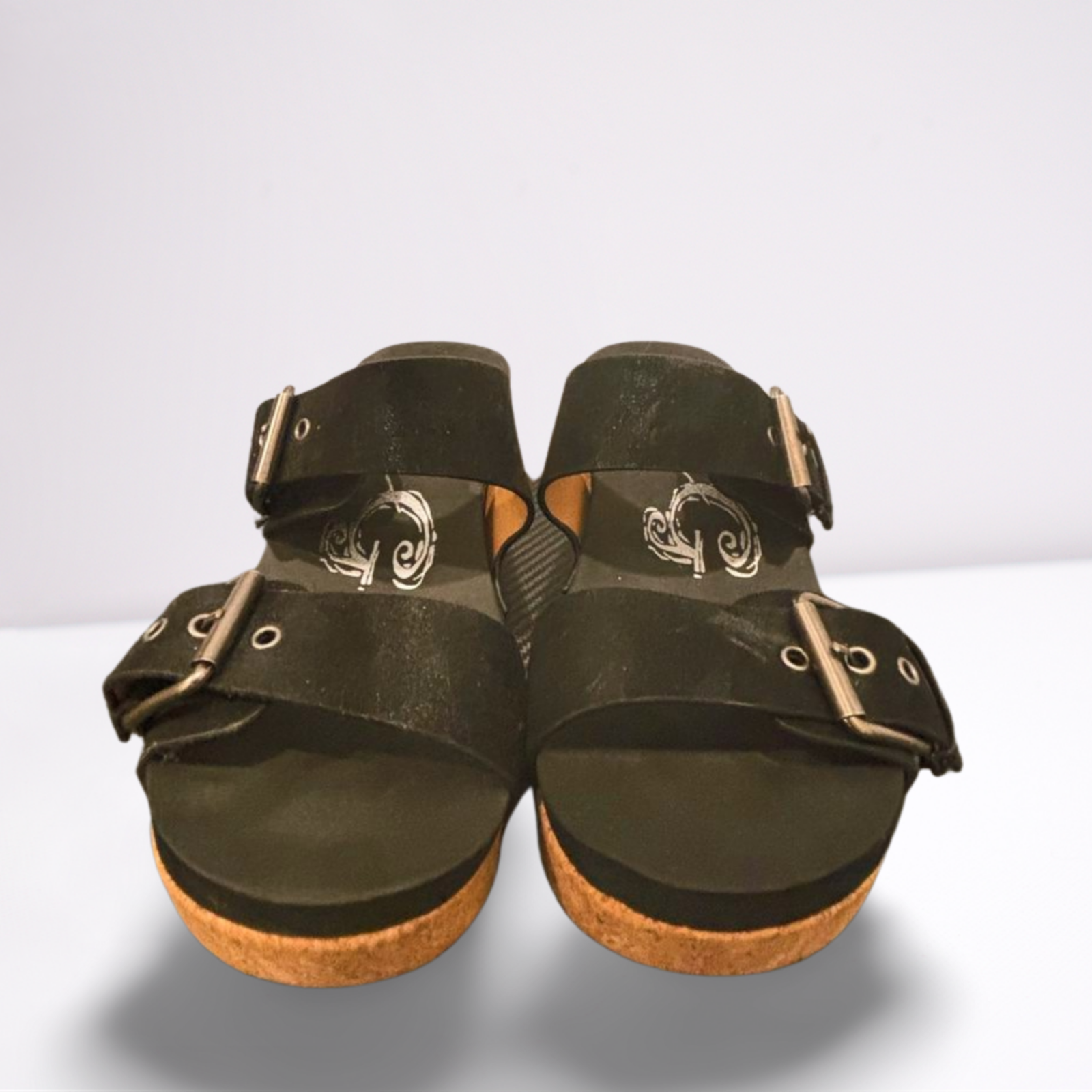 Used Very G Womens Wedges | Black | 9