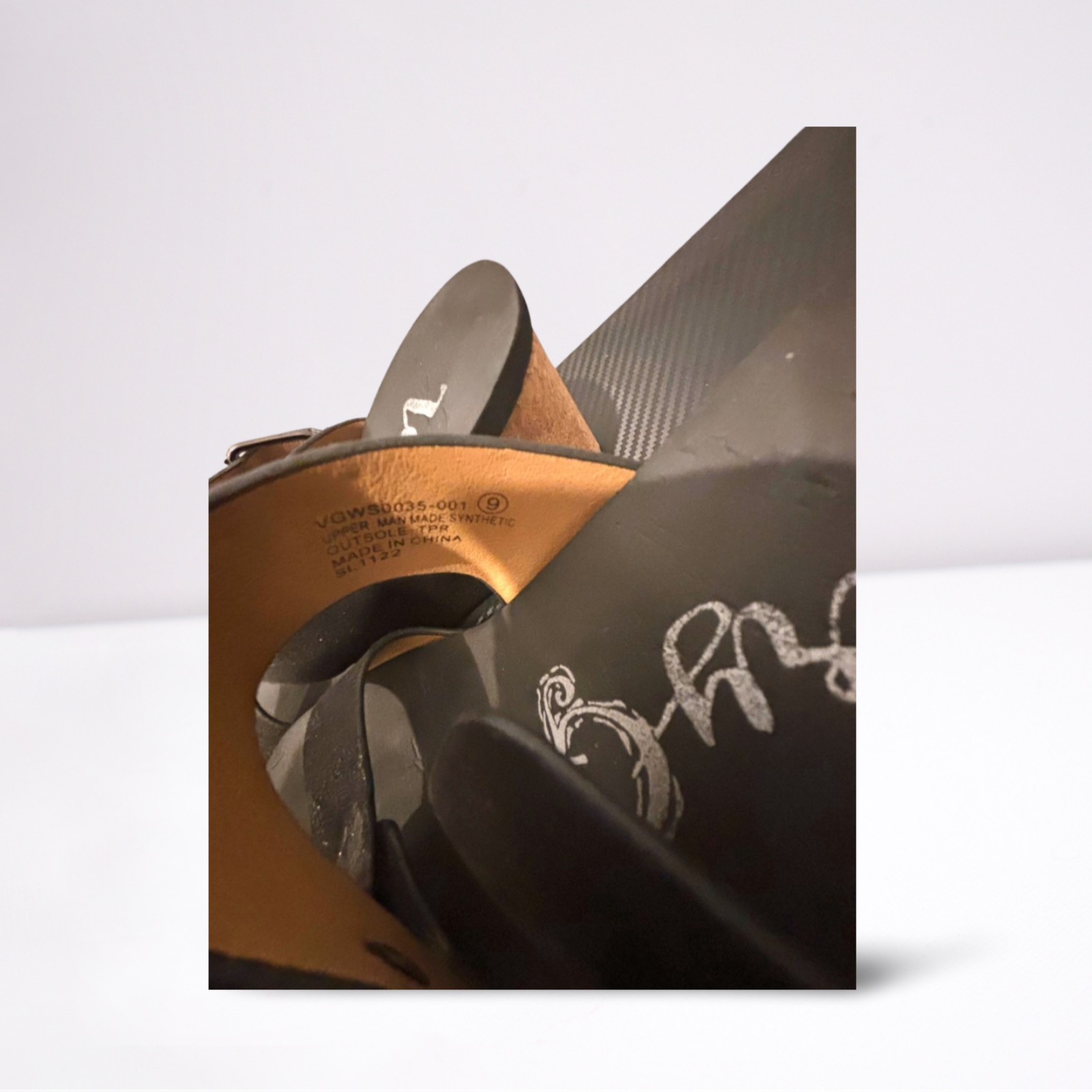 Used Very G Womens Wedges | Black | 9