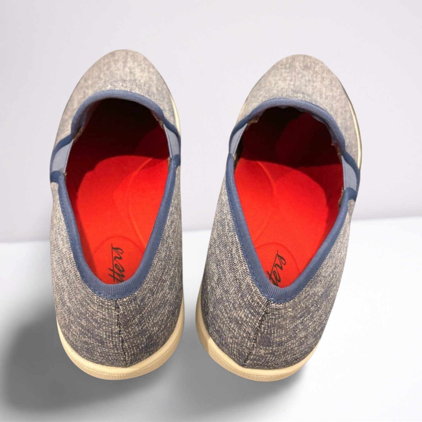 Trotters Womens Slip-On Shoes Cushioned - Blue - 9 - Very Good - Pic 4