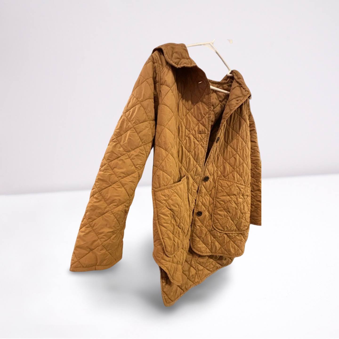 Old Navy Womens Jacket Button-Down - Khaki - Medium - Like New - Pic 5