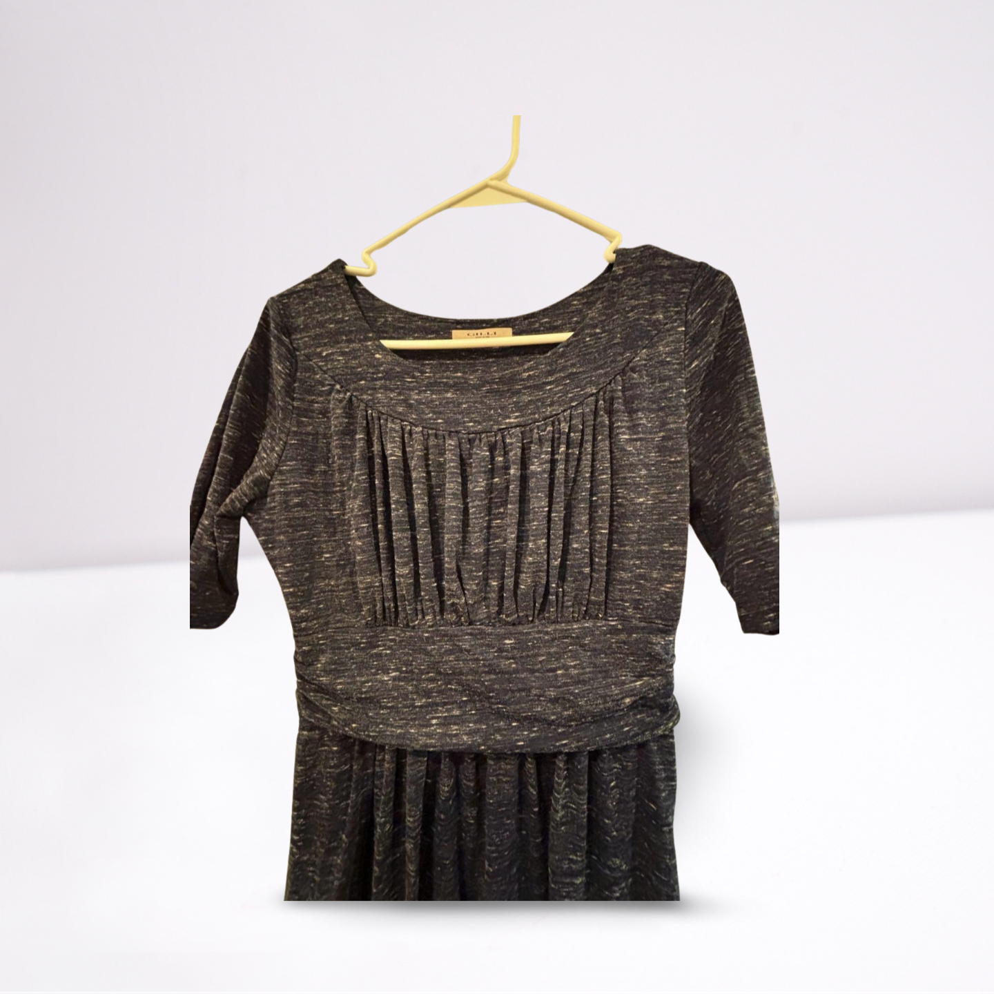 Gilli Womens Shirt Dress - Comfortable Casual Wear - Navy Blue - Large - Very Good - Pic 2