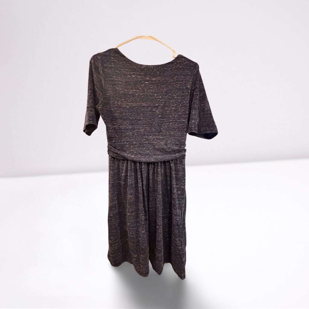 Gilli Womens Shirt Dress - Comfortable Casual Wear - Navy Blue - Large - Very Good - Pic 3