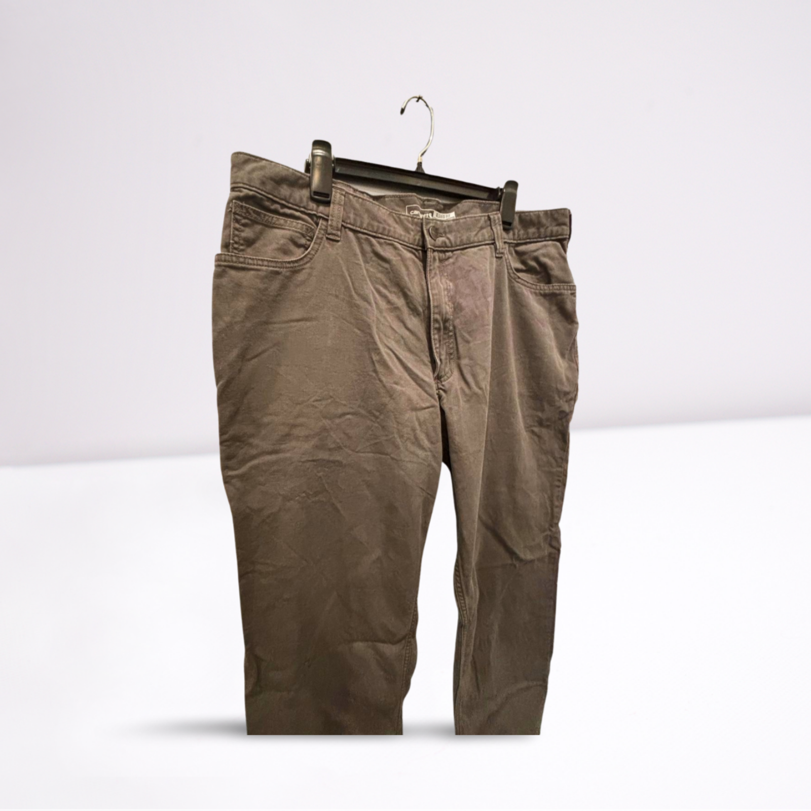 Used Carhartt Mens Cargo Pants - Rugged Flex | Gray | 40x32