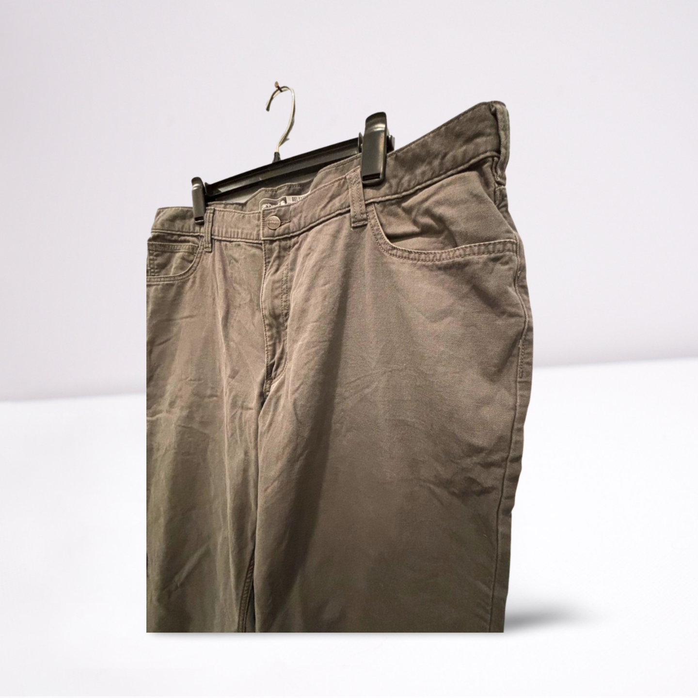Carhartt Mens Cargo Pants Rugged Flex Pockets Relaxed Fit - Gray - 40x32 - Like New - Pic 5