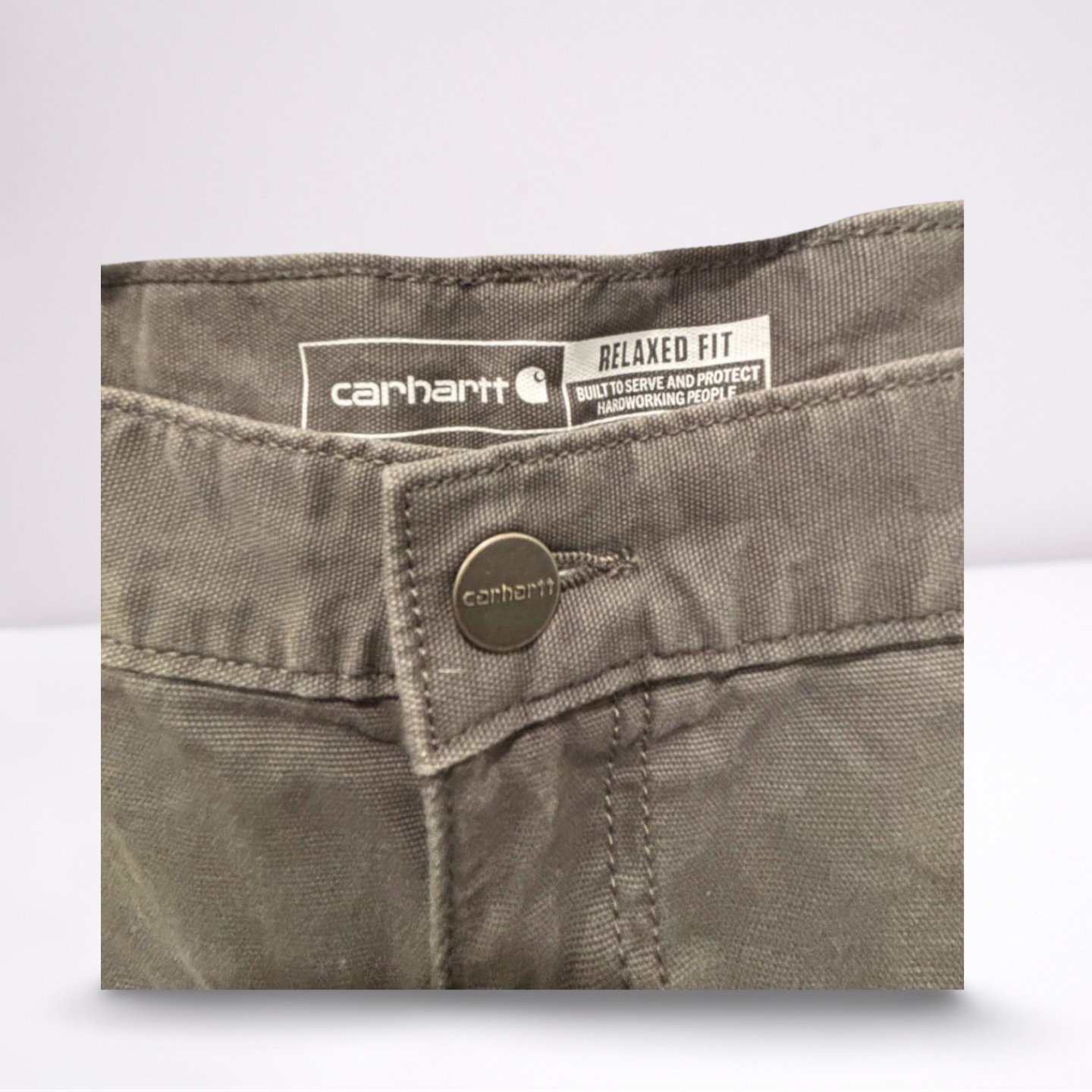 Carhartt Mens Cargo Pants Rugged Flex Pockets Relaxed Fit - Gray - 40x32 - Like New - Pic 6