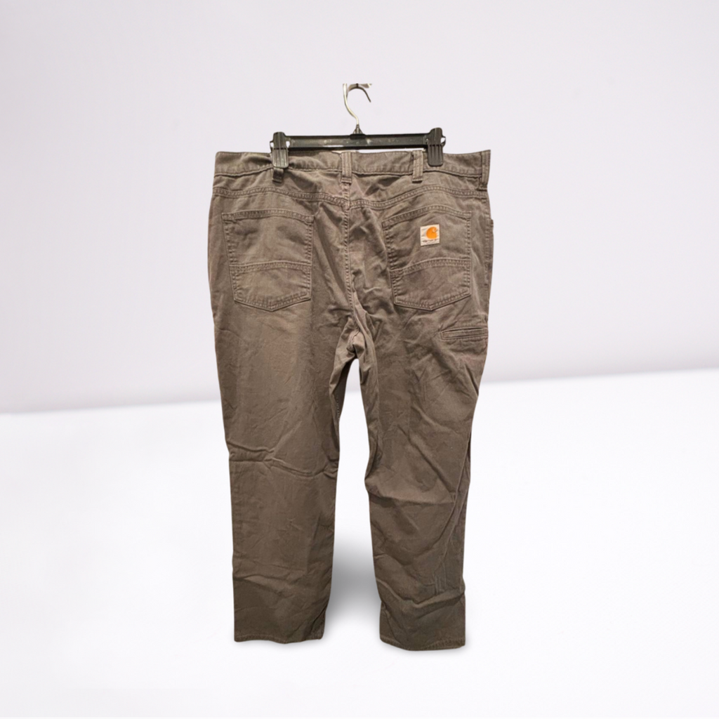 Used Carhartt Mens Cargo Pants - Rugged Flex | Gray | 40x32
