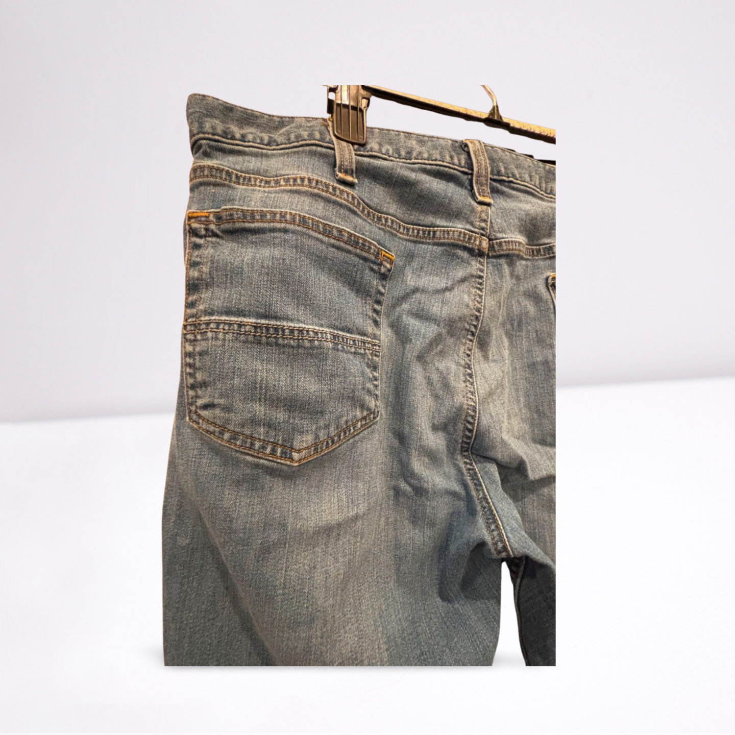 Carhartt Mens Jeans Medium Wash Relaxed Fit - Blue - 40x32 - Like New - Pic 6