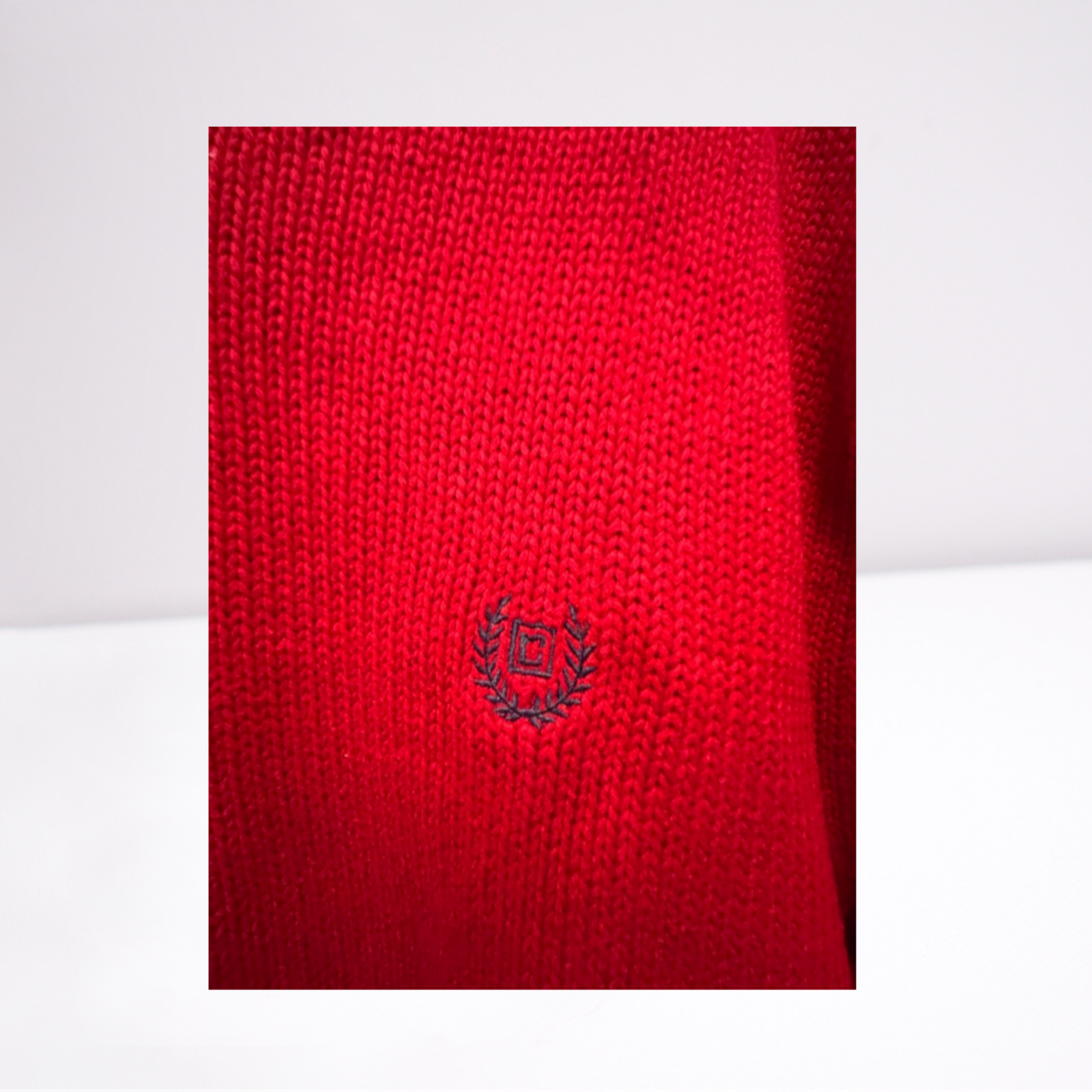 Used Chaps Mens V-Neck Sweater | Red | XL