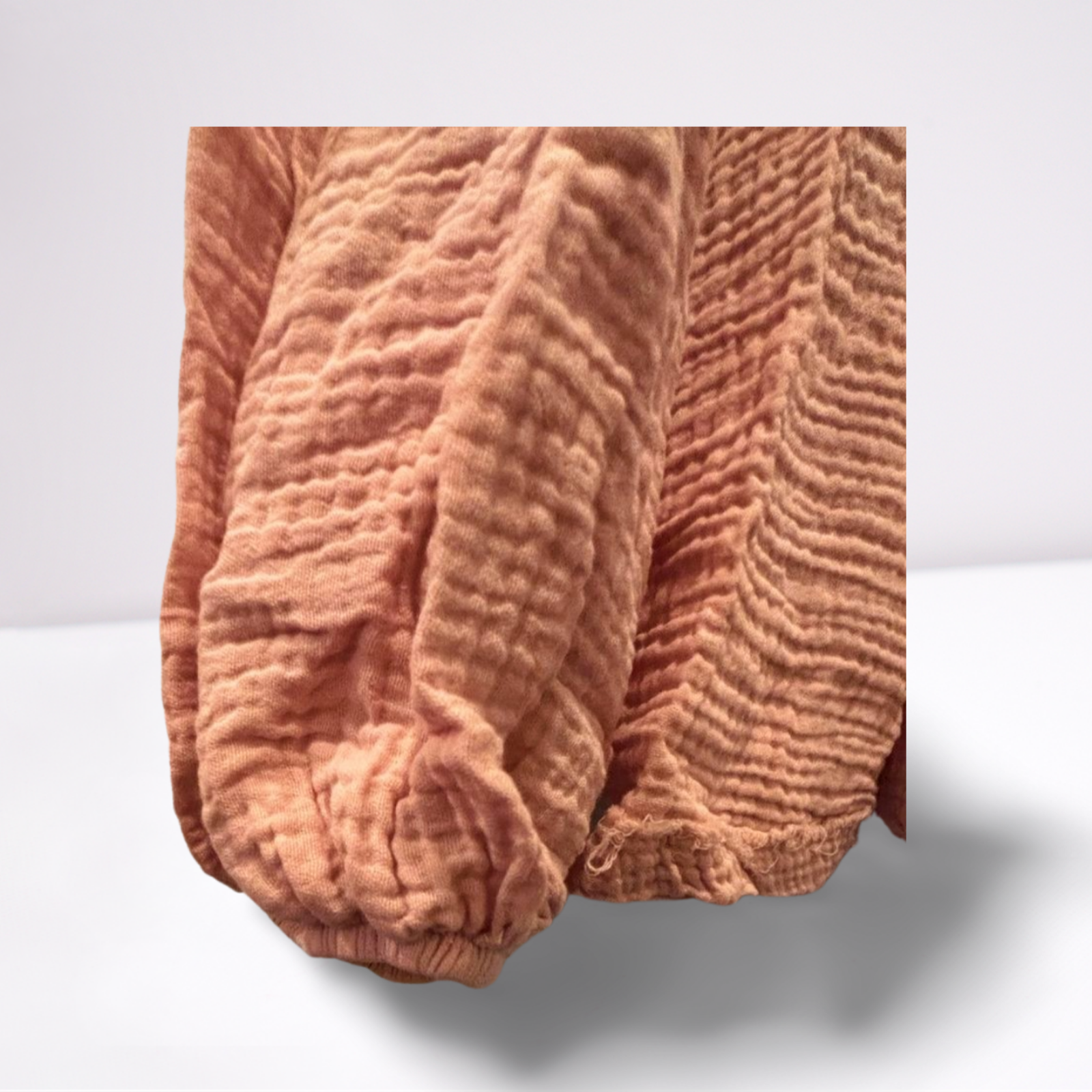 Used Ces Femme Womens V-Neck Blouse | Light Pink | Large