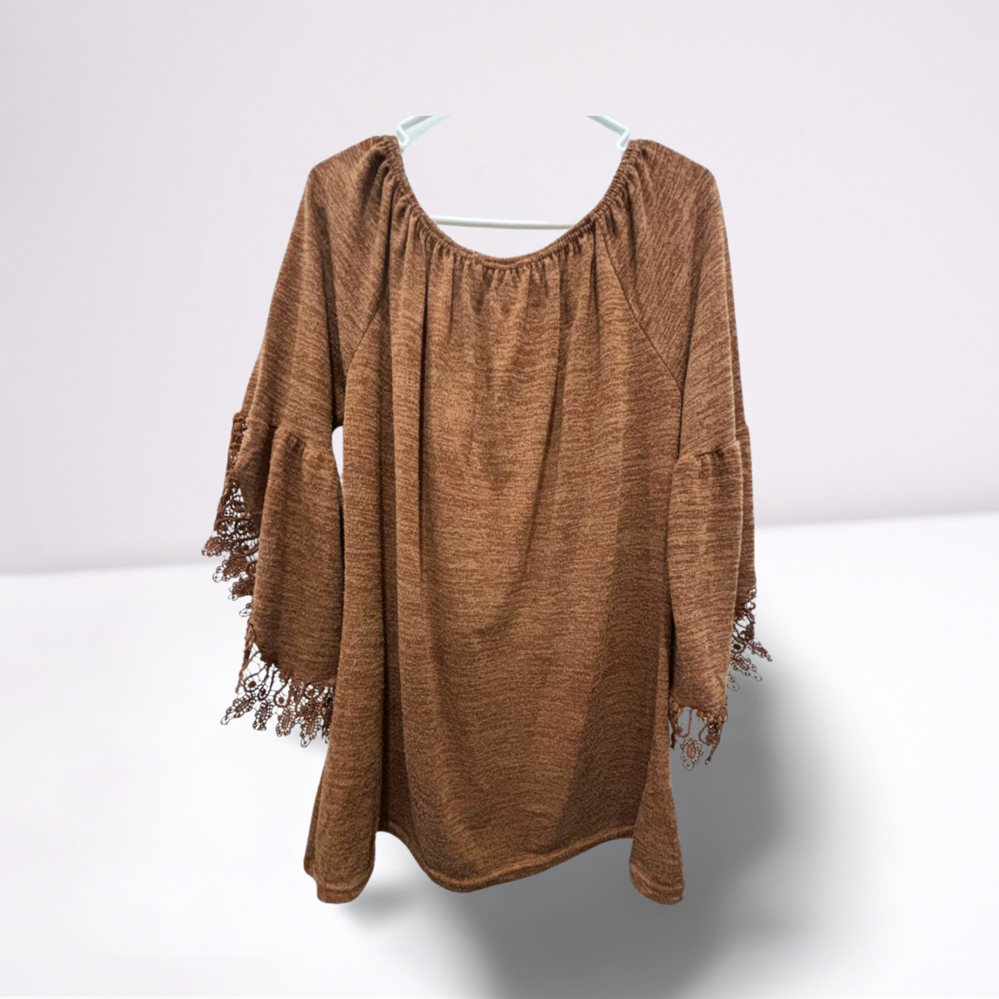 WinWin Womens Tunic Open Sleeve - Brown - LXL - Very Good - Pic 4