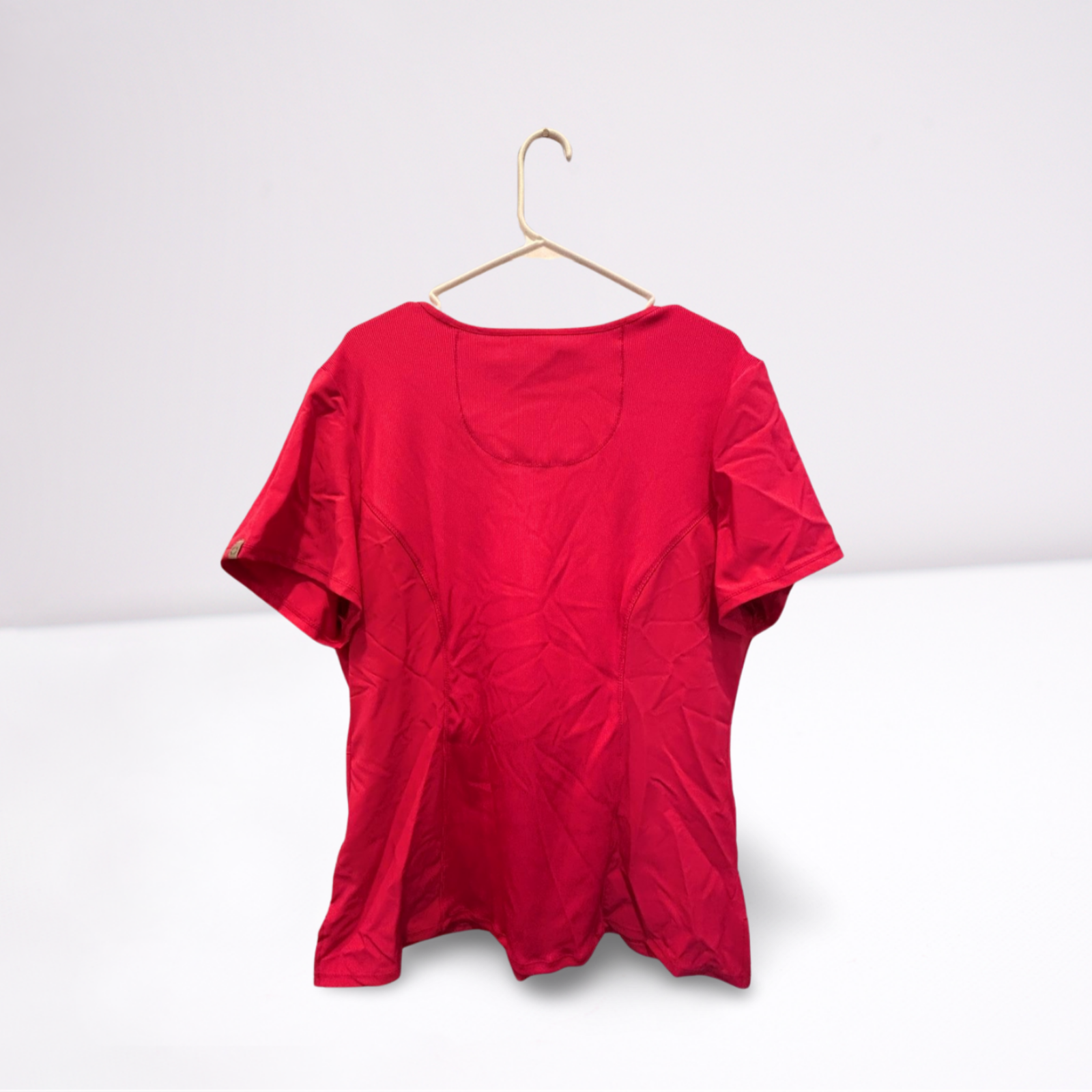 Used Cherokee Infinity Womens V-Neck Scrub Top | Pink | XL