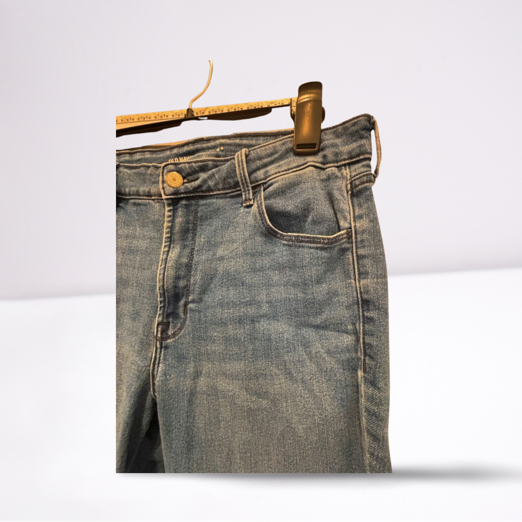 Old Navy Womens Jeans Medium Wash Straight - Blue - 12 - Very Good - Pic 5