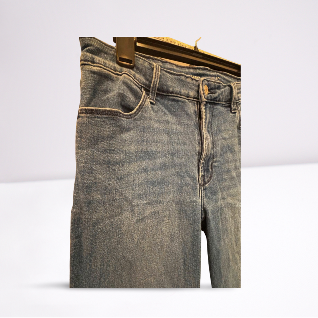 Used Old Navy Womens Jeans - Medium Wash Straight | Blue | 12