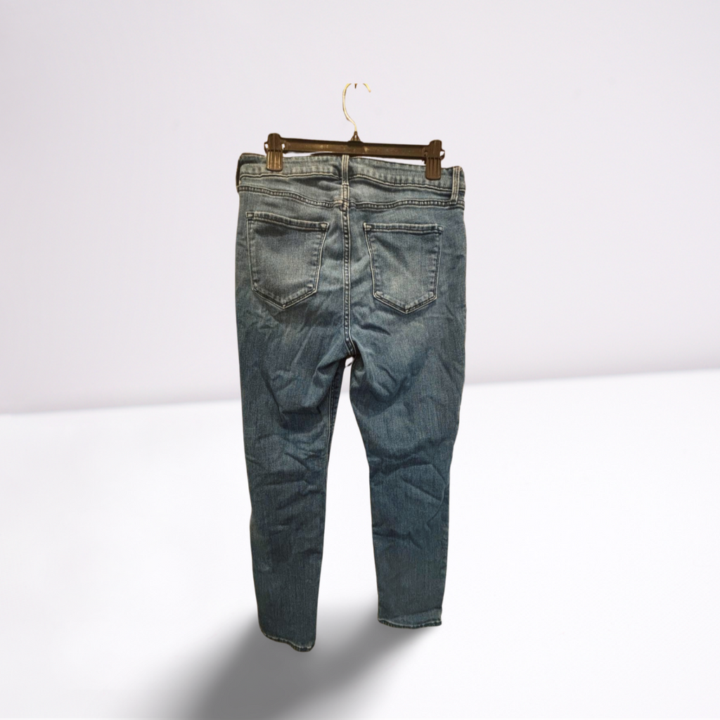 Used Old Navy Womens Jeans - Medium Wash Straight | Blue | 12