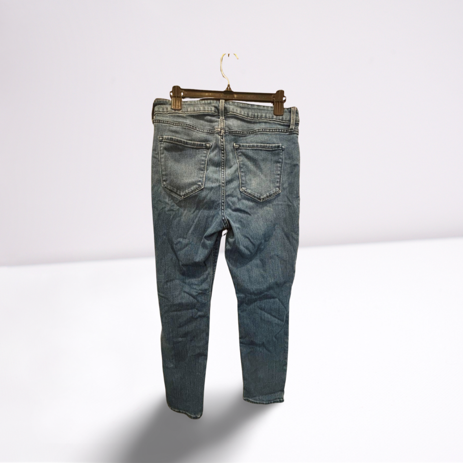 Used Old Navy Womens Jeans - Medium Wash Straight | Blue | 12