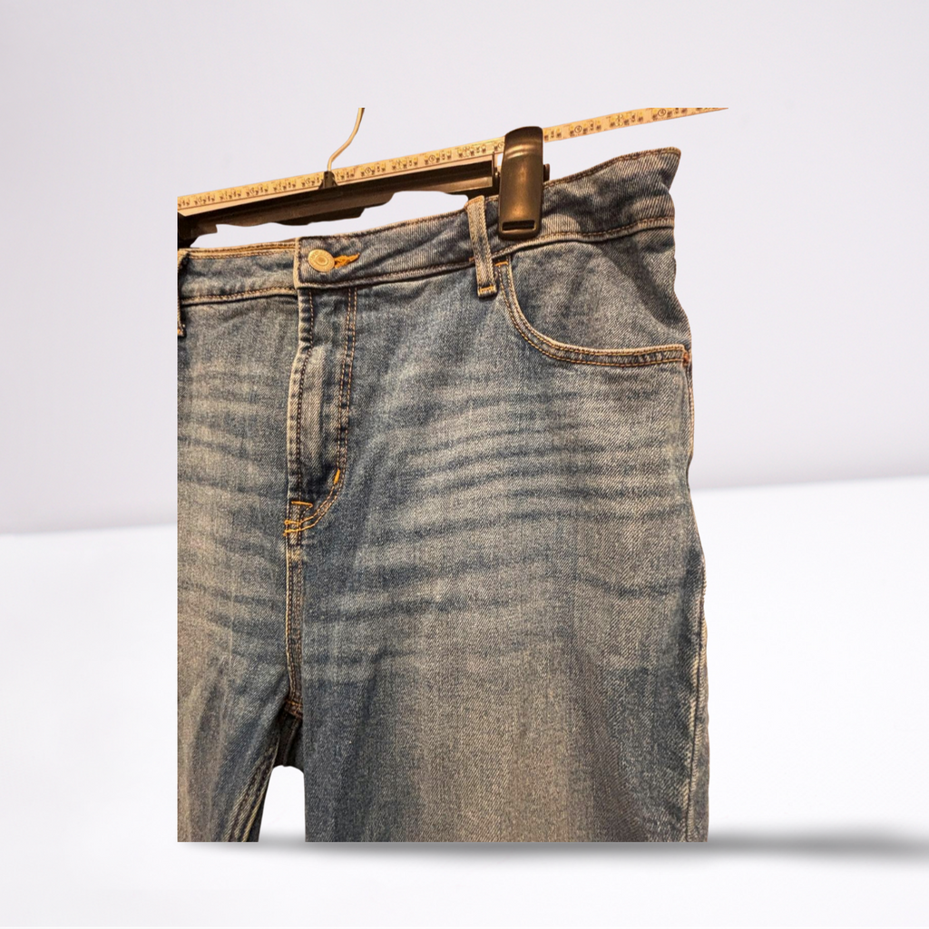 Old Navy Womens Jeans Flare Secret Smoth Extra High-Rise - Blue - 16 - Very Good - Pic 8